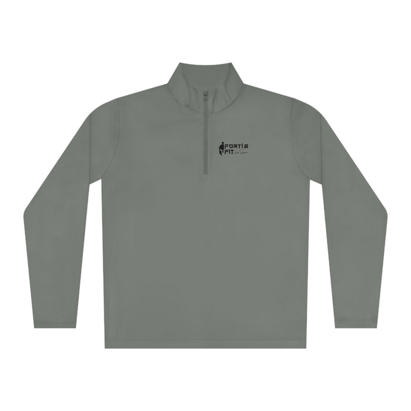 Fortis Fit UK Unisex Quarter-Zip Pullover Logo Shirt by Louis Skupien